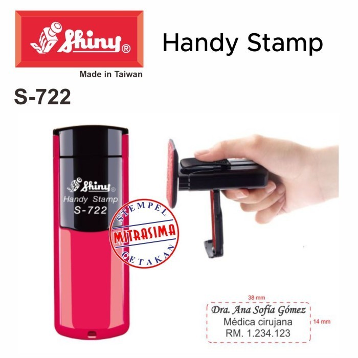 

Stempel Shiny S-722 ( S722 Handy Stamp Pocket Tipe S 722 )