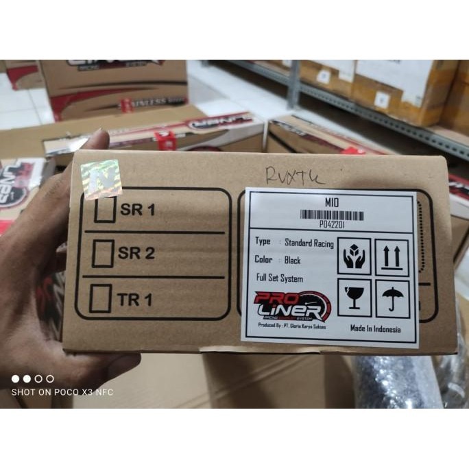 kom KNALPOT PROLINER STANDARD RACING MIO OLD SPORTY SOUL KARBU FINO