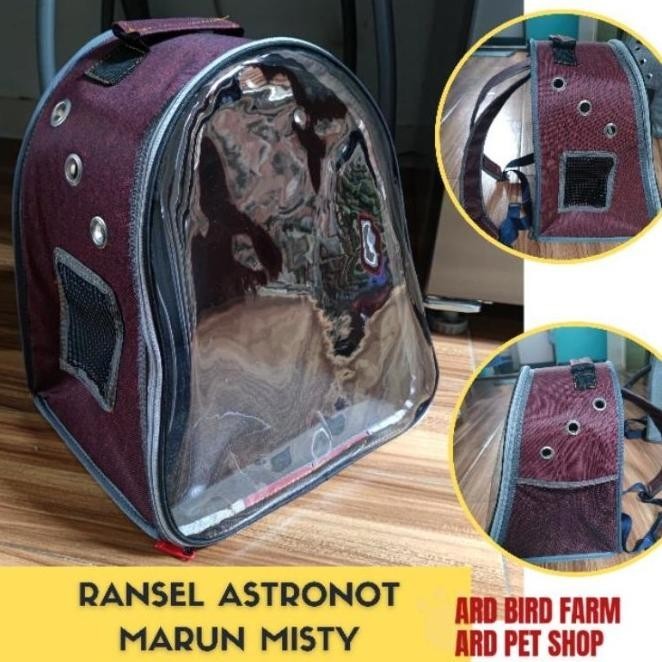 KREATIF TAS KUCING PET CARGO TRANSPARAN ASTRONOT RANSEL GENDONG TAS