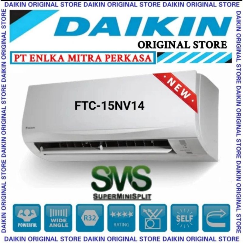 AC DAIKIN 1/2 PK FTC 15 Thailand Unit Only