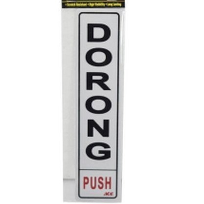

Penanda Tanda Dorong Stiker Dorong Push Sticker Sign Label Anodized Best