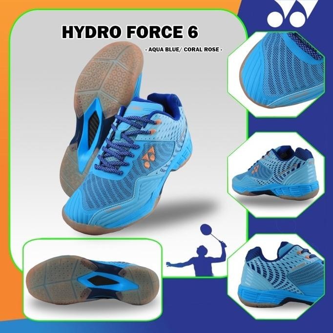 kom NEW YONEX HYDROFORCE/HYDRO FORCE 6 SEPATU BADMINTON ORIGINAL