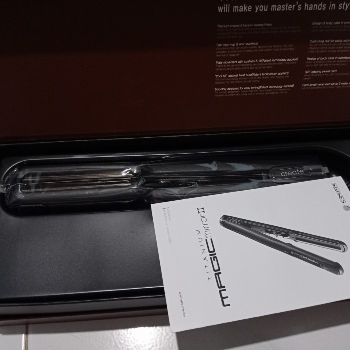 CATOK IRON fLAT CREATE MAGIC MIRROR II TITANIUM 1 24 MM #ORI