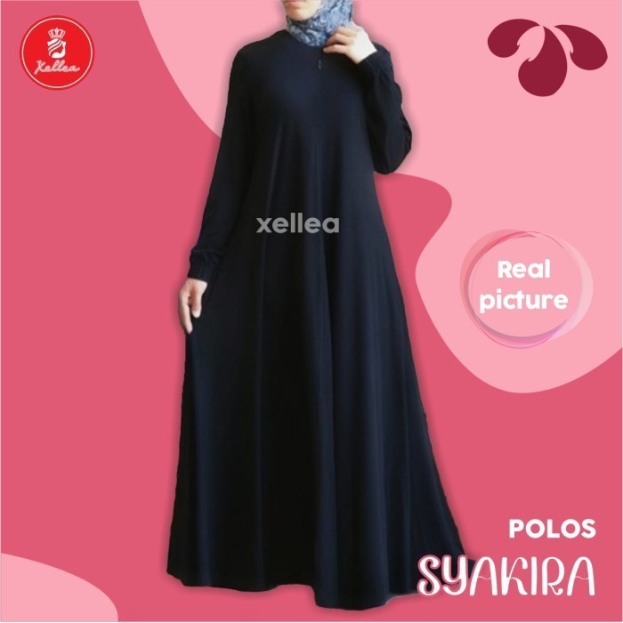 BRG BARU Abaya Turkey Hitam Polos Mewah Terbaru Abaya Jet black Hitam Polos