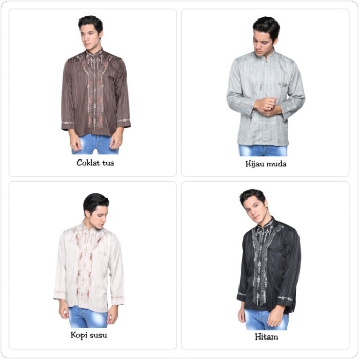 JUAL Baju Koko Lengan Panjang Istanbul