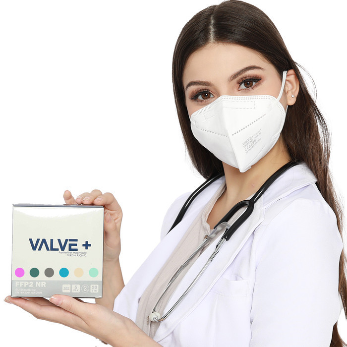 Masker Medis 6Ply Valveplus Purism Ffp2 Nr Standarisasi Eropa Perbox