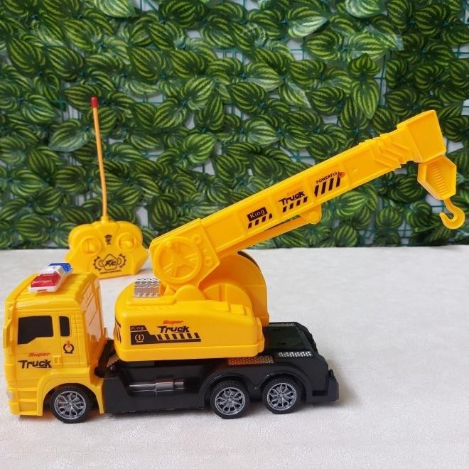 RC TRUK CRANE MAINAN REMOTE CONTROL ANAK | TESANI