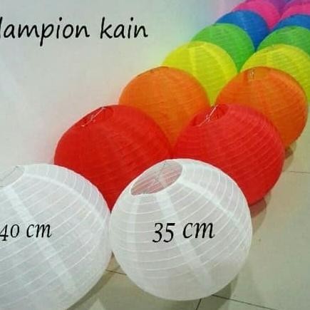 Lampion Kain Dekorasi Pesta Dekorasi Ruang Ultah Wedding Interior