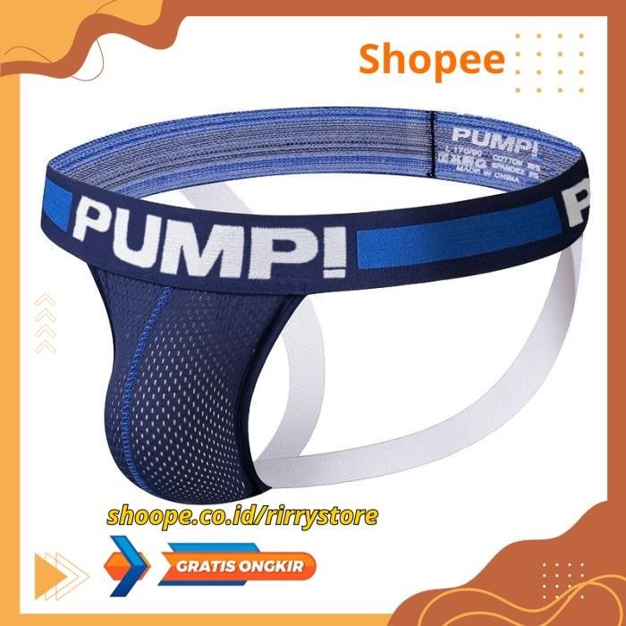 CELANA DALAM PRIA, JOCKSTRAP SEMI TRANSPARAN POUCH, MEN UNDERWEAR   / CELANA DALAM PRIA,  G STRING P