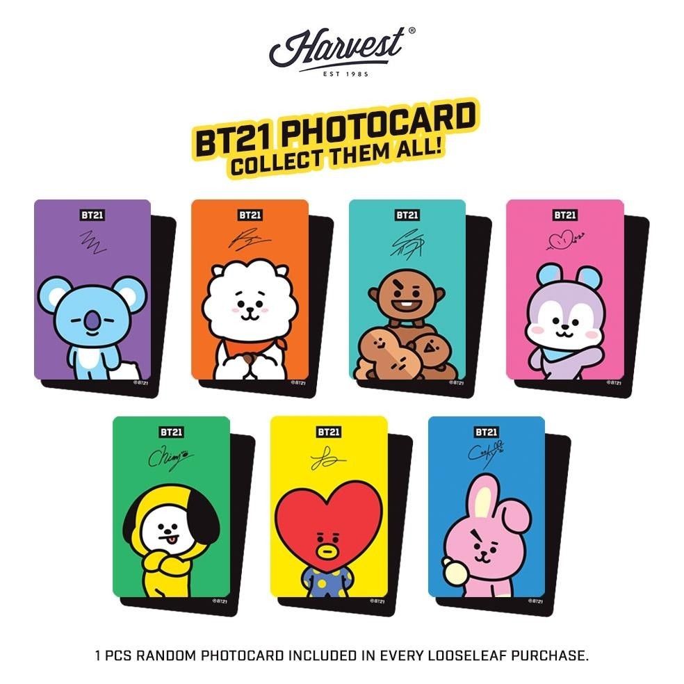 

Cuci Gudang Harvest BT21 Kertas Binder / Loose Leaf - COOKY