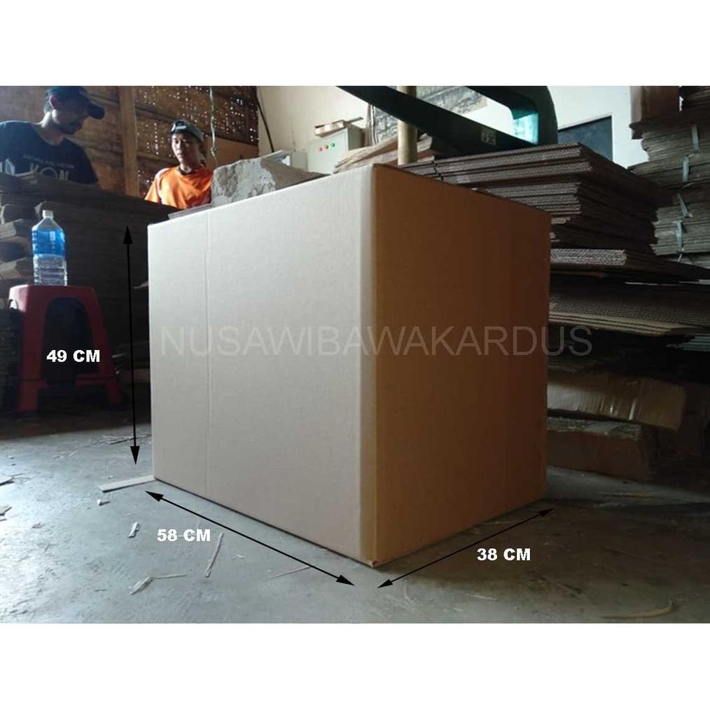 

Ready Stock kardus box packing polos 58x38x49, murah, kotak karton