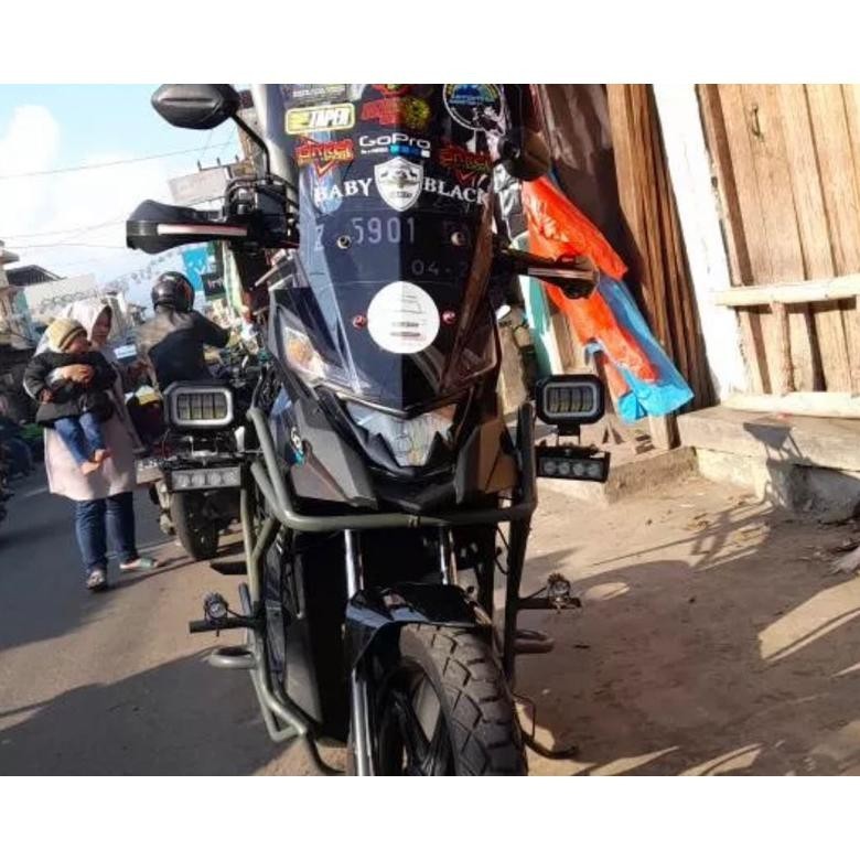 (AKSESORIS MOTOR) LAMPU TEMBAK SOROT K30 DAYMAKER 3LENSA  -  LAMPU DAYMAKER MINI WATERPROOF DAYMAKER