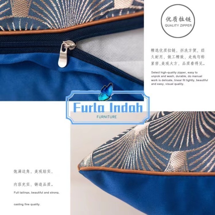 Sarung Bantal Sofa Sarung Bantal Kursi Type Mewah Import 4545Cm Ready