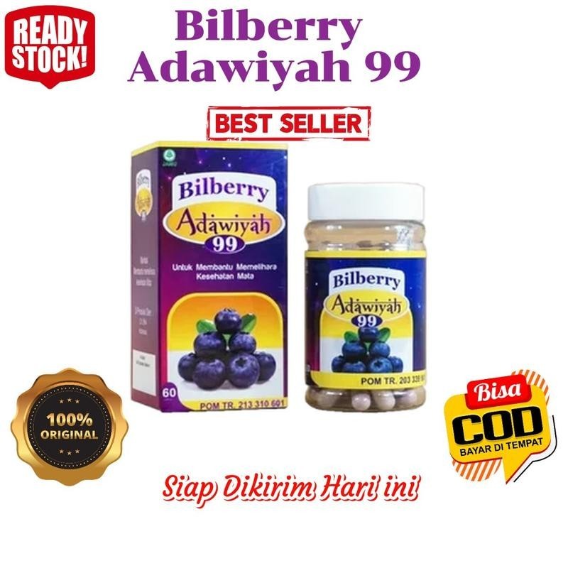

BILBERRY ADAWIYAH 99 MEMBANTU MENYEHATKAN MATA ISI 60 KAPSUL 100% ORIGINAL
