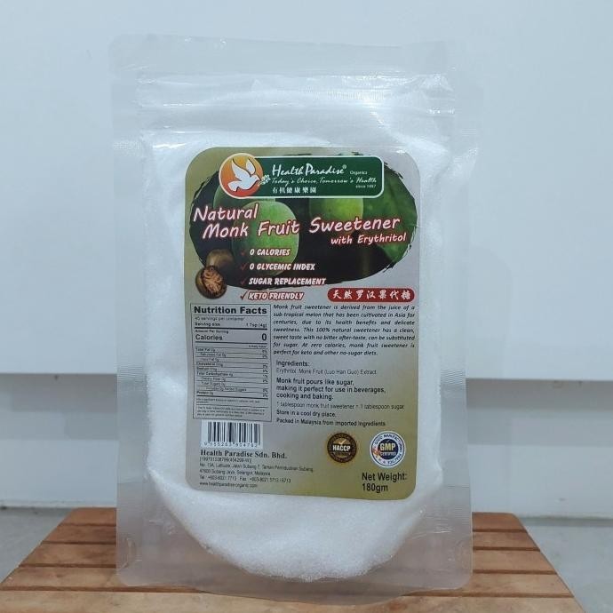 

200 Gr-Monk Fruit Sweetener/ Monkfruit/ Pemanis alami / Gula Keto TD