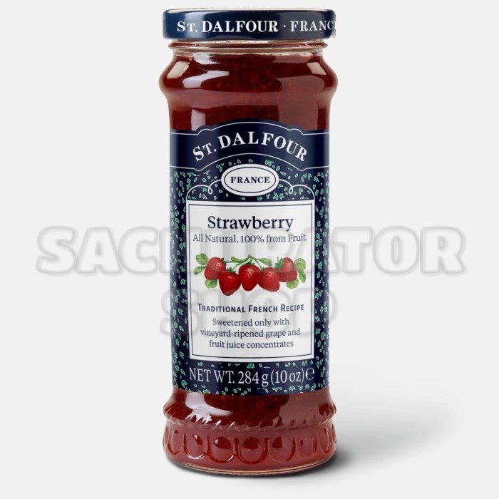 

Selai Buah Stroberi Saint St Dalfour Dalfor Dalfur Strawberry Jam