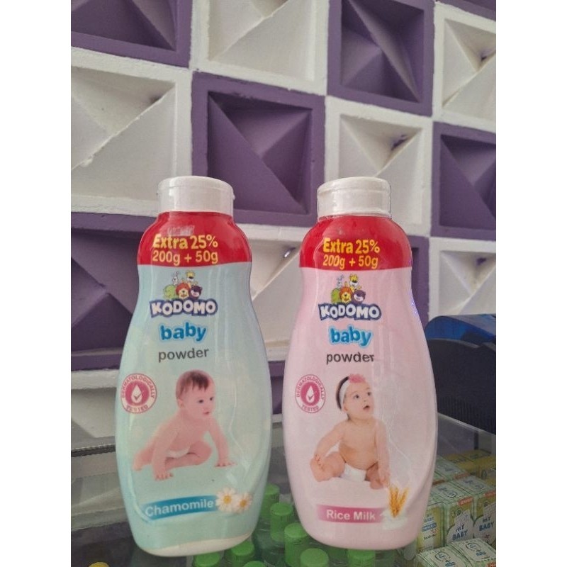 Kodomo Baby Powder 200g+50g Extra 25%