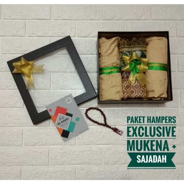 

Ready Promo Hampers Exclusive Mukena Safar Sejuk Royale Premium + Sajadah