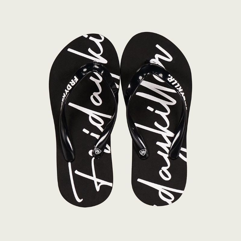 SANDAL FRIDAY KILLER LETTERY BLACK