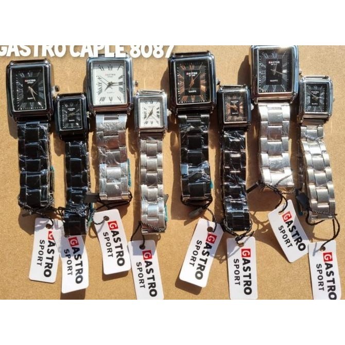 New Jam Tangan Gastro Couple Ce 8087 Watch Pria Wanita Gastro Sport Original