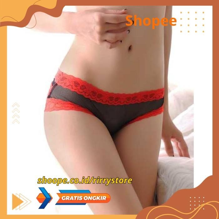 CELANA DALAM BROKAT SEXY CD.865.TO3 - CELANA DALAM BROKAT SEXY PODUK BAHAN BERKUALITAS 