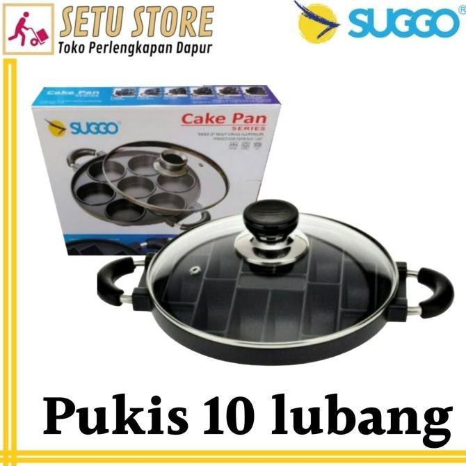 New Sale Cetakan Kue Suggo Lubang 10 Pukis Pancong Loyang Cetak Kue Praktis Limited Edition