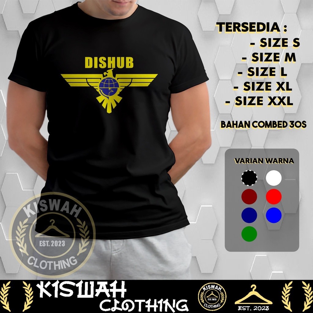 Kaos Tshirt DISHUB Dinas Perhubungan Customs Design Baju Distro