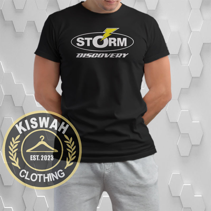 Kaos Tshirt Mancing Joran Storm Discovery Logo Baju Distro
