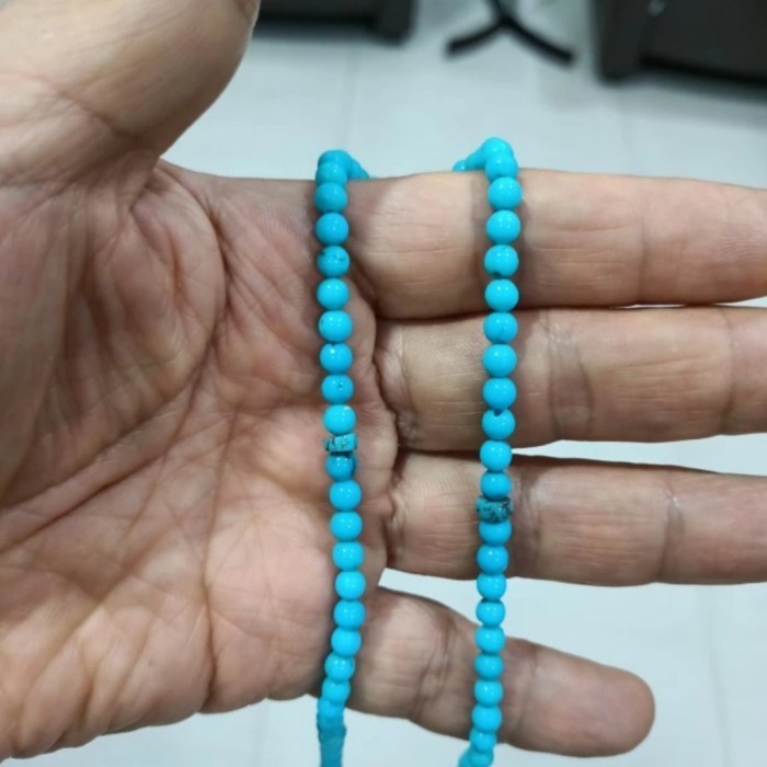 Tasbih Batu Pirus Natural Asli