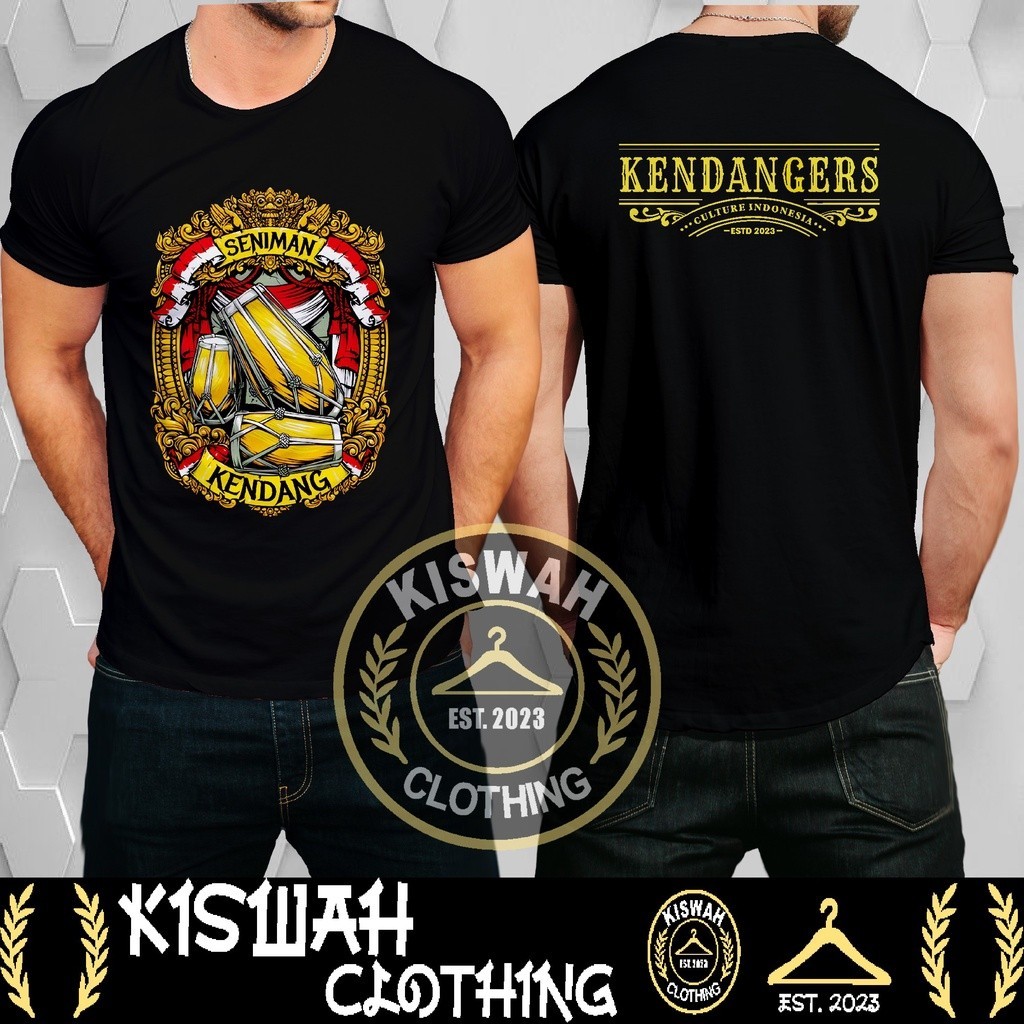 Kaos Tshirt Kendang Jaipong Rampak Kendangers Baju Distro