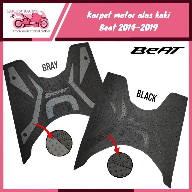 Alas kaki karpet Beat 2014-2019 karpet motor beat 2014-2019 karpet motor honda beat
