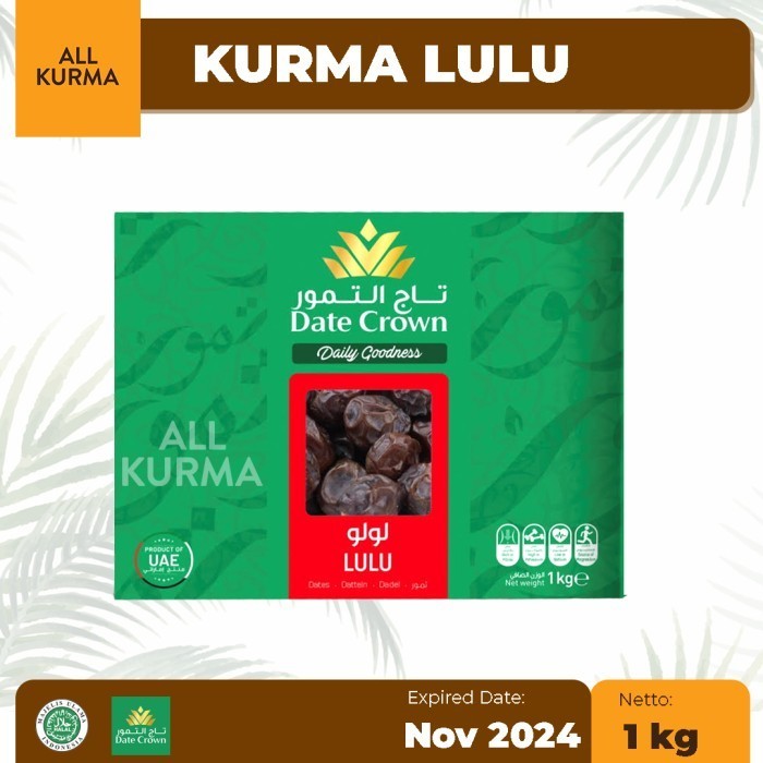 

Kurma - Kurma Date Crown Lulu 1Kg