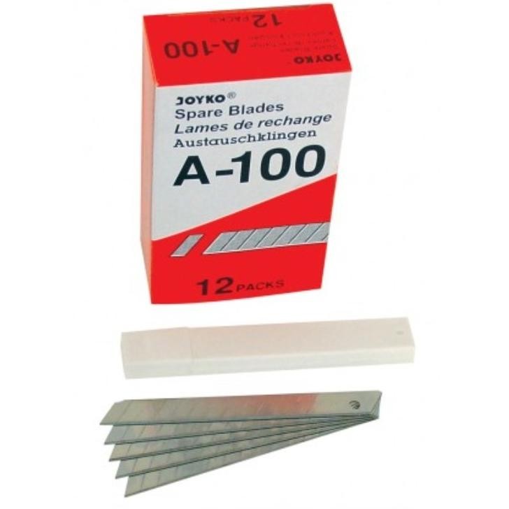 

ISI CUTTER KECIL JOYKO A-100 REFILL PISAU A 100 PEMOTONG BLADE 5 PCS UNTUK A 300 TAJAM KUAT MURAH