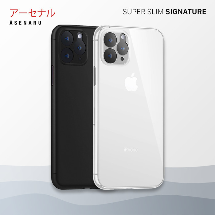 Asenaru iPhone 11/Pro/Max Case Super Slim Signature Casing
