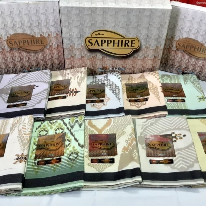 Sarung Sapphire Kawung Songket