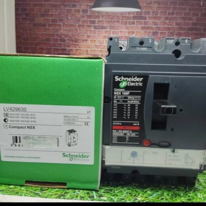 Promo Mccb Schneider Nsx100F 3X100A Lv429630 Nsx 100 F 3P 100A Murah