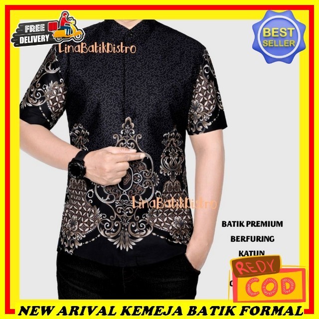 Batik Pria Lengan Pendek Premium Bju Natal Cowo Import Premium Bathek Lgn Pnjng Keren Murah Kemeja K