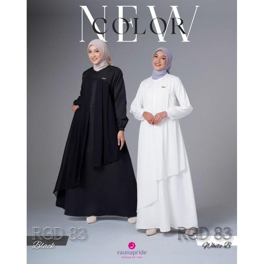 Baju Gamis Dewasa /Rauna  Rgd 83 / Fashion Muslim Terbaik