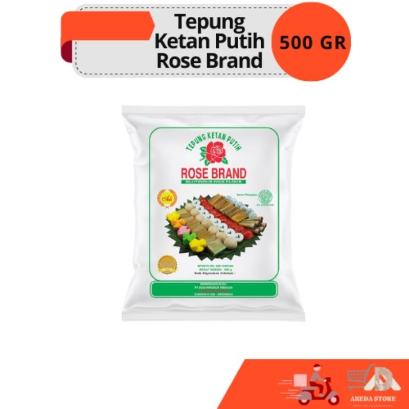 

Tepung Ketan Putih Rose Brand | 500 Gram