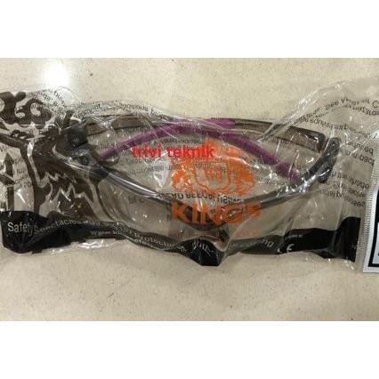 Kaca mata safety KingS KY 733 Clear Silver Mirror
