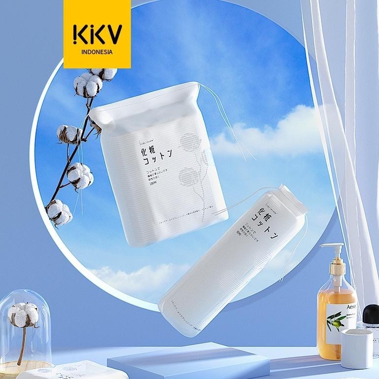 Terbaru Kkv-Dulce LunaSimplicity Square Crimping Cotton Pad - Cotton Pad /Facial Cotton Pad / Kapas 