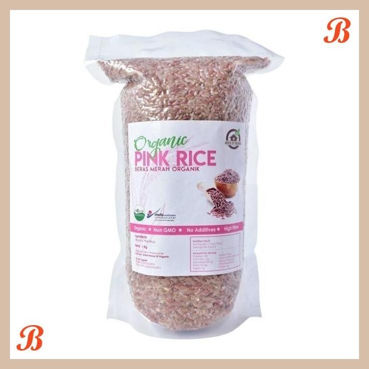 

| HOF | HOUSE OF ORGANIX ORGANIC PINK RICE ( BERAS PINK ORGANIK ) 1 KG - TC