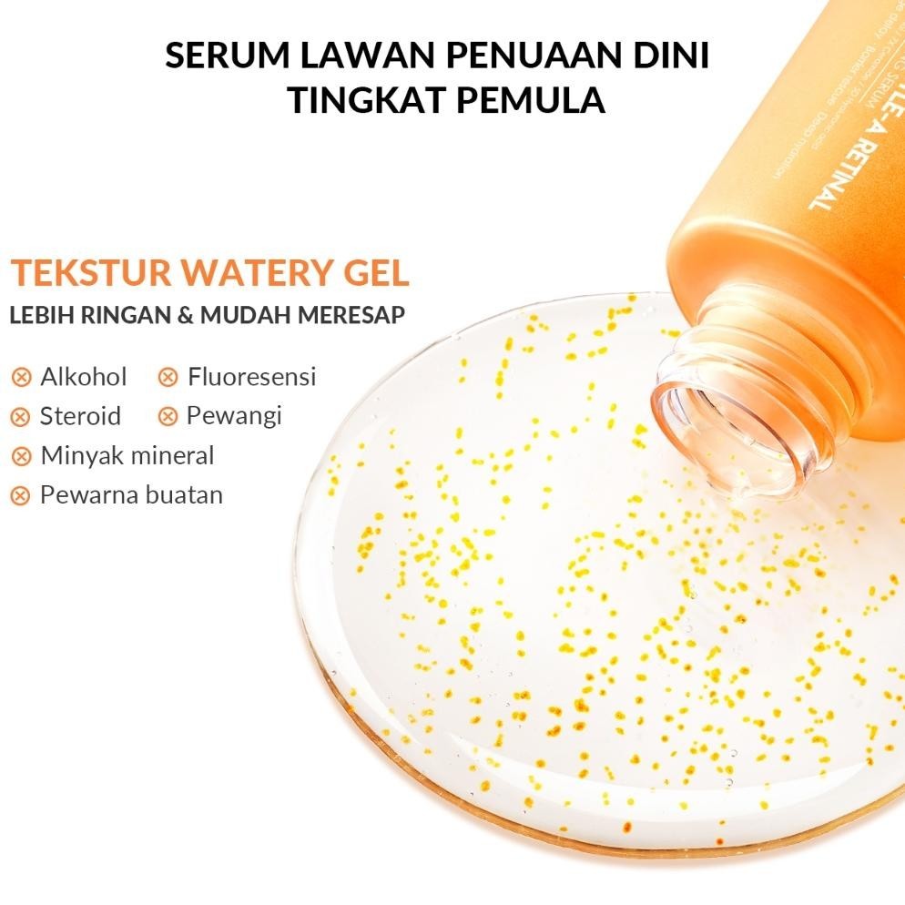 Baru Bioaqua 6X Gentle-A Retinol Serum Wajah Anti Aging Essence 30Ml Dark Spot Serum Brightening Unt