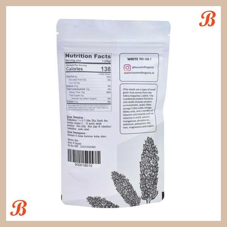 

| HOF | ORGANIC BLACK CHIA SEEDS 300 GR