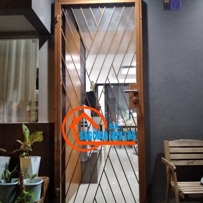 Terlaris tralis pintu minimalis