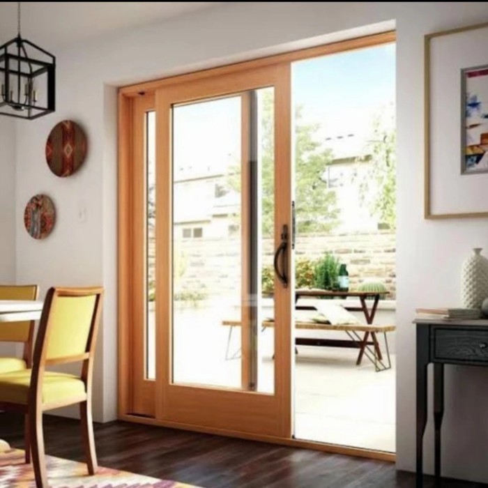 Terlaris pintu sliding kusen kaca mati