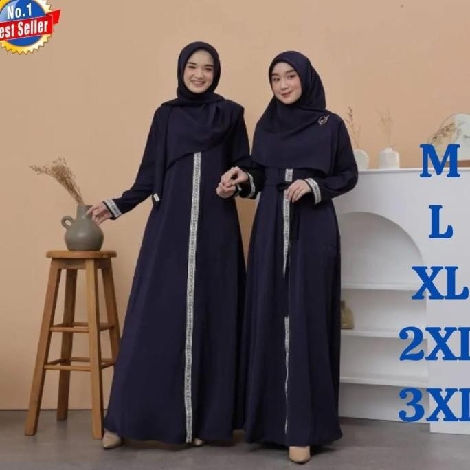 Abaya Hitam Polos Jetblack Turkey Modern Baju Gamis Hitam Polos Wanita