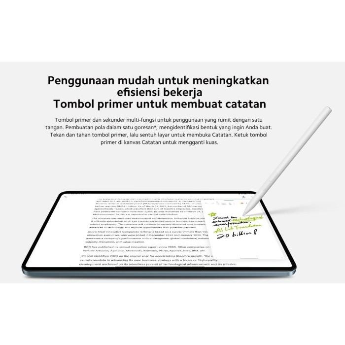 XIAOMI MI SMART PEN 2ND STYLUS  MI PAD 6 GENERATION GARANSI RESMI