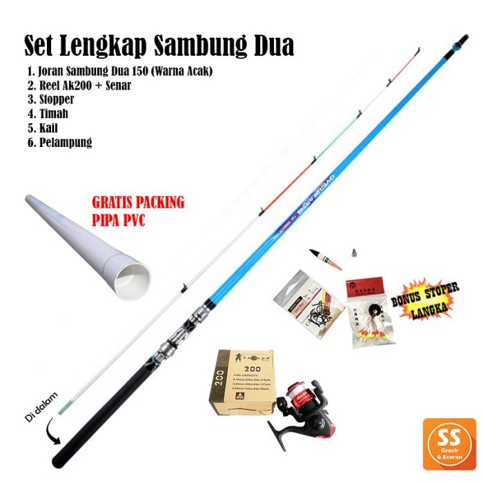COD SET PANCING JORAN TEGEK KOLONG SAMBUNG DUA 150 KUALITAS IMPOR