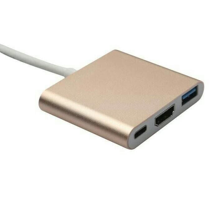KABEL CONNECTOR MACBOOK MAC AIR PRO M1 CONVERTER USB TYPE C TO HDMI